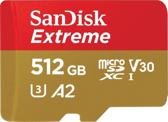 SanDisk Extreme MicroSD 512 GB SanDisk Extreme MicroSD 512 GB