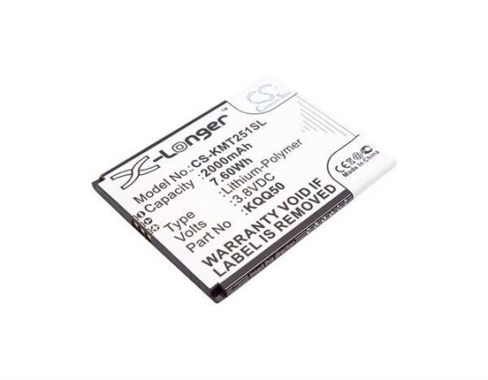 Kazam Thunder2 5.0 batteri (2000 mAh 3.8 V) Kazam Thunder2 5.0 batteri (2000 mAh 3.8 V)