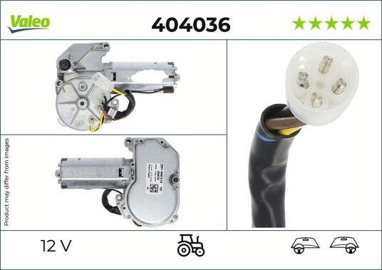 Vindusviskermotor VALEO 404036
