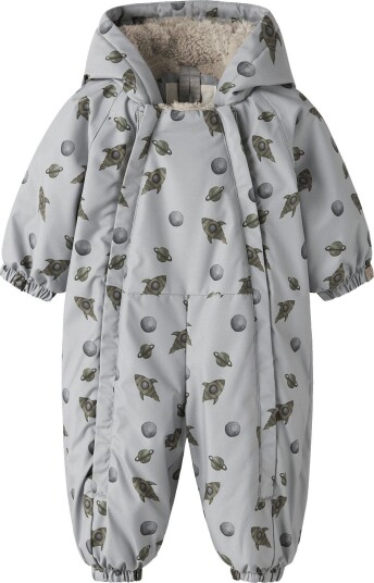 Lil"Atelier Nbmlasnow05 Suit Aop Fo Lil - SLEET - 62-68