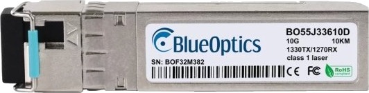 Blueoptics Sfp-Xg-Lx-Sm1330-Bidi-Bo Fiber Optisk 10000 Mbit/S Sfp+ Lc Bx-D 10000 M Blueoptics Sfp-Xg-Lx-Sm1330-Bidi-Bo Fiber Optisk 10000 Mbit/S Sfp+ Lc Bx-D 10000 M