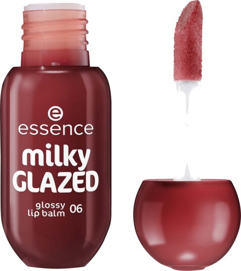 essence Milky Glazed Glossy Lip Balm 06 Cherry On Top