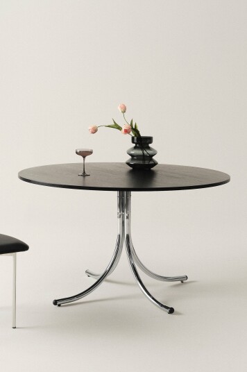Jotex Spisebord Diameter 130 Cm Svart CHIPLEY 1732398010