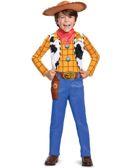 Lisensiert Toy Story Woody Kostyme med Hatt til Barn 3 4 ÅR