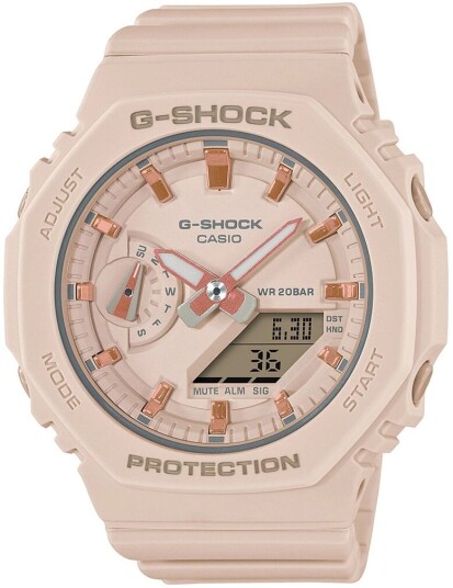 Casio Dameklokke GMA S2100 4AER G Shock Beige/Resinplast Ø42.9 mm