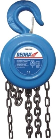 Dedra Kjettingtrekker 2000 Kg / 3 M – Ded7903