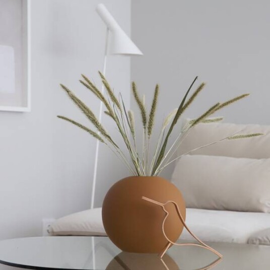 Cooee Design Ball vase coconut 10 cm Cooee Design Ball vase coconut 10 cm