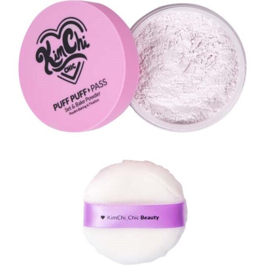 KimChi Chic Puff Puff Pass Loose Setting Powder lvander KimChi Chic Puff Puff Pass Loose Setting Powder lvander