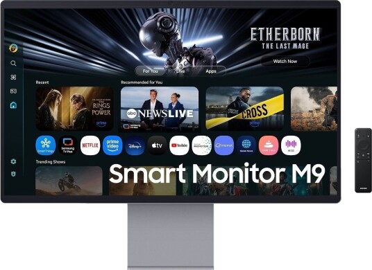 Samsung 32" M90SF Smart OLED Skjerm 4K 165Hz med USB-C
