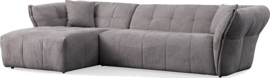 Azzo 4 seters Sofa med Divan Lysegrå Azzo 4 seters Sofa med Divan Lysegrå