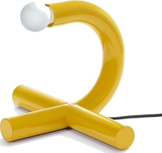 La Tre Bordlampe Gul La Tre Bordlampe Gul