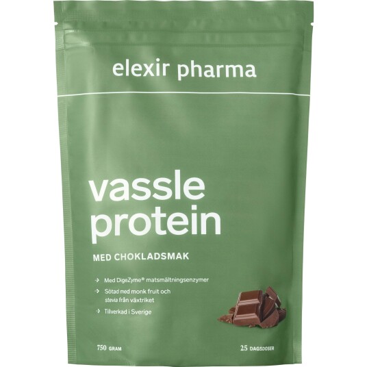 Elexir Pharma Vassleprotein Choklad 750 g