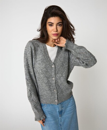 Jdy Letty Cardi Knit Grå XL