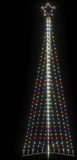  LED juletre 495 LEDs Fargerike 300,5 cm