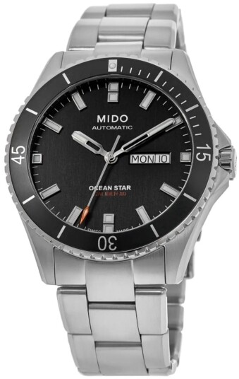 Mido Herreklokke M026.430.11.051.00 Ocean Star Sort/Stål Ø42.5 mm