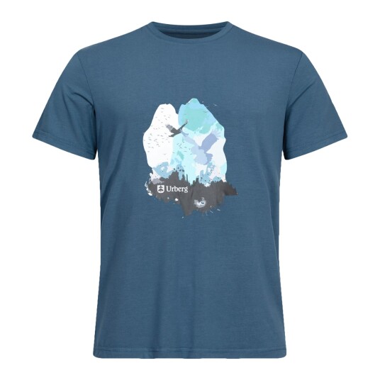 Urberg Men's Printed Tree Tee Midnight Navy/sky M Urberg Men's Printed Tree Tee Midnight Navy/sky M
