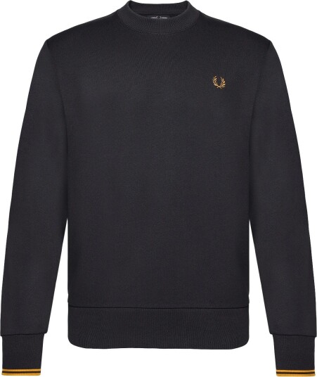 Fred Perry Crew Neck Sweatshirt ANCHORGRY/GOLDEN XL Fred Perry Crew Neck Sweatshirt ANCHORGRY/GOLDEN XL