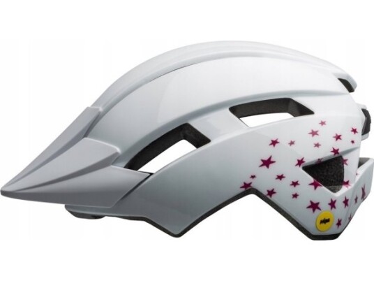 BELL Children's helmet BELL SIDETRACK II INTEGRATED MIPS white stars roz. Universal (47–54 cm) (NEW) BELL Children's helmet BELL SIDETRACK II INTEGRATED MIPS white stars roz. Universal (47–54 cm) (NEW)