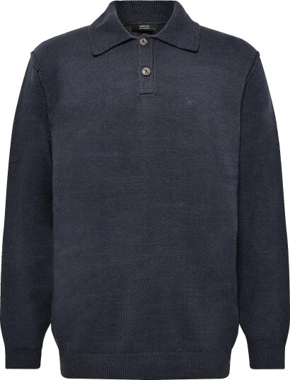 Clean Cut Copenhagen Vester Polo Knit DARK NAVY 3XL