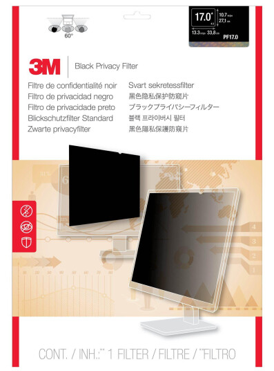3M personvernfilter for 17" standardskjerm - personvernfilter for skjerm - 17" 3M personvernfilter for 17" standardskjerm - personvernfilter for skjerm - 17"