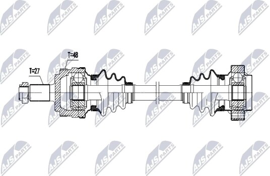 NTY NPW BM 200 Drivaksel