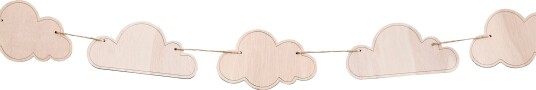 Club Green Hootyballoon Girlander Skyer i Tre Hello Little One HBAD101