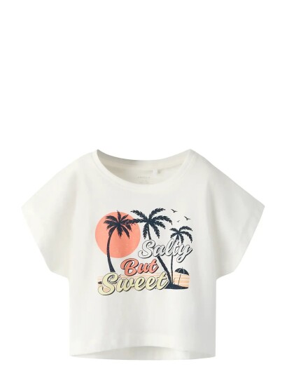 Name It Nkfvilma Capsl Crop Top F1 Noos Cream 122 128