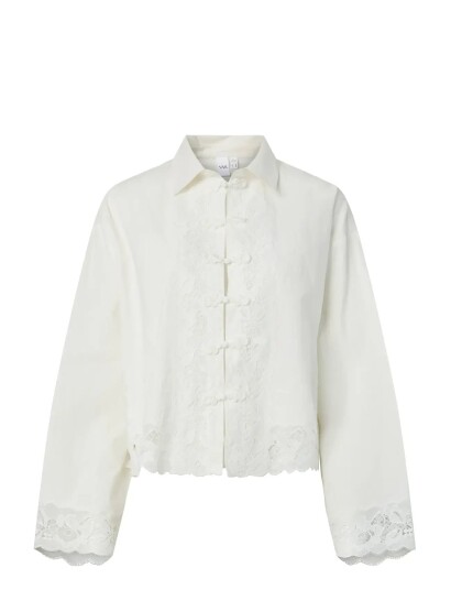 YAS Yassitta Ls Shirt S.   Fest   White   42