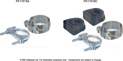Montasjesett sot  / partikkelfilter BM CATALYSTS FK11016