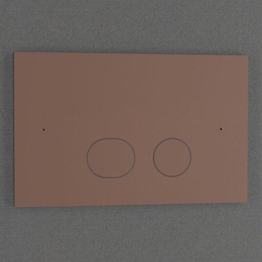 Primy Steel Style betjeningsplate Hel- og halvspyling, Rust Primy Steel Style betjeningsplate Hel- og halvspyling, Rust