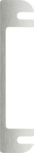 Nimly Spacer 2mm Aluminium Utbyggingsbeslag Sølv for Låskassejustering Nimly Spacer 2mm Aluminium Utbyggingsbeslag Sølv for Låskassejustering