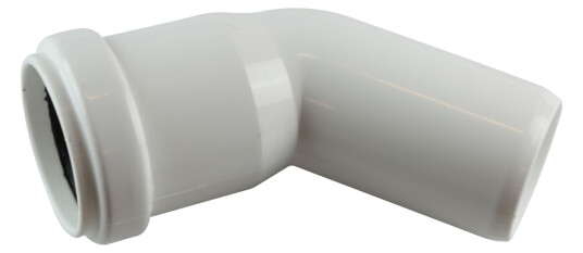 BEND 32MM 45 GRD. PP HVIT