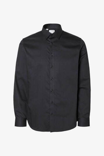 Selected HOMME - Skjorte slhSlim-Performance Shirt LS - Svart