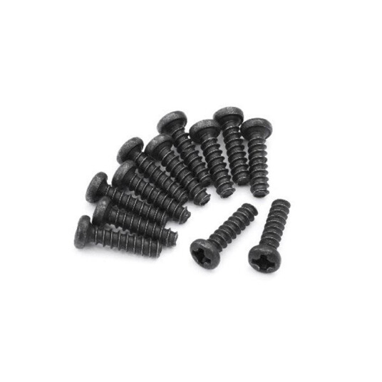 BlackZon BZN540047 Selvskjærende skruer til RC-bil 2x8mm