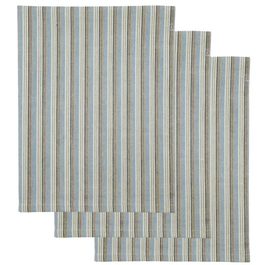 House Doctor Cook Kjøkkenhåndkle 55x75 cm 4 pk Blå/Sand House Doctor Cook Kjøkkenhåndkle 55x75 cm 4 pk Blå/Sand