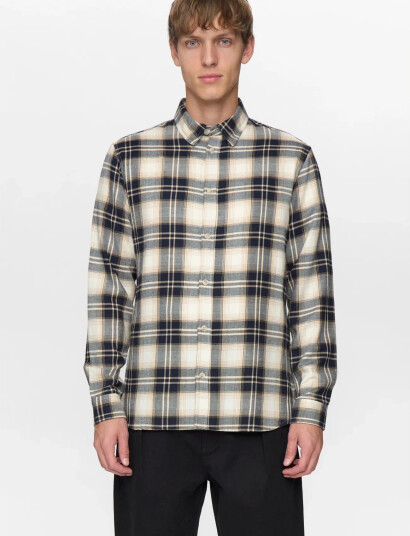 Anerkjendt Akleif Viscose Check Ls Shirt - Multi/patterned - XL Anerkjendt Akleif Viscose Check Ls Shirt - Multi/patterned - XL
