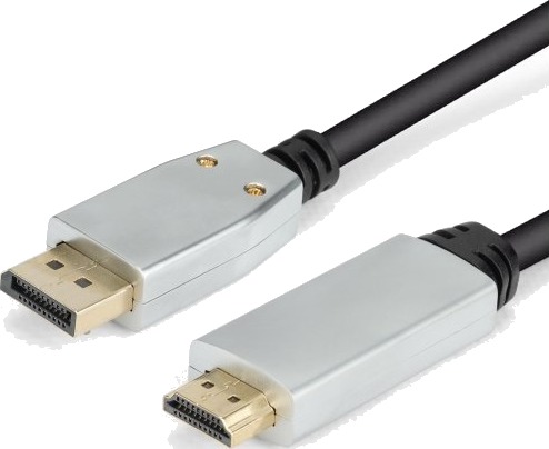 Montis Kabel Displayport V1.4 – Hdmi V2.0 Mt040 1,8 M Displayport Hdmi Hankjønn Hankjønn Sort Sølv Montis Kabel Displayport V1.4 – Hdmi V2.0 Mt040 1,8 M Displayport Hdmi Hankjønn Hankjønn Sort Sølv