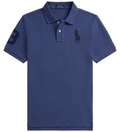Ralph Lauren Kids Big Pony Cotton Mesh Polo Shirt Navy 132 137 Ralph Lauren Kids Big Pony Cotton Mesh Polo Shirt Navy 132 137