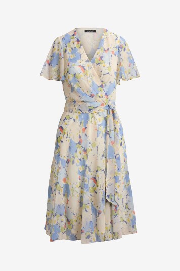 Lauren Ralph Lauren   Kjole Poly Crinkle   Blå