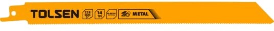 Tolsen Bjonettsagblad For Metall 228mm 14 Tpi 2 Pk Tolsen Bjonettsagblad For Metall 228mm 14 Tpi 2 Pk