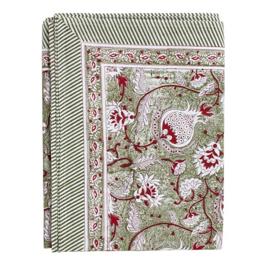 Chamois Pomegranate bordduk bomull 150x230 cm