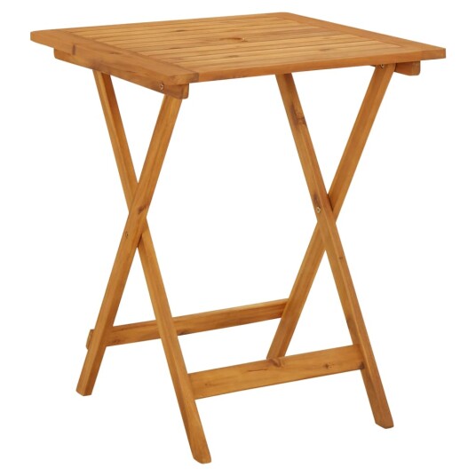 vidaXL Sammenleggbart hagebord 60x60x75 cm heltre akasie vidaXL Sammenleggbart hagebord 60x60x75 cm heltre akasie
