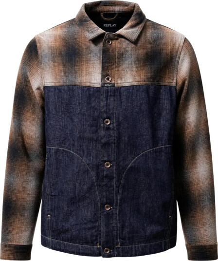 Replay Jacket Relaxed Regular Brown M Replay Jacket Relaxed Regular Brown M