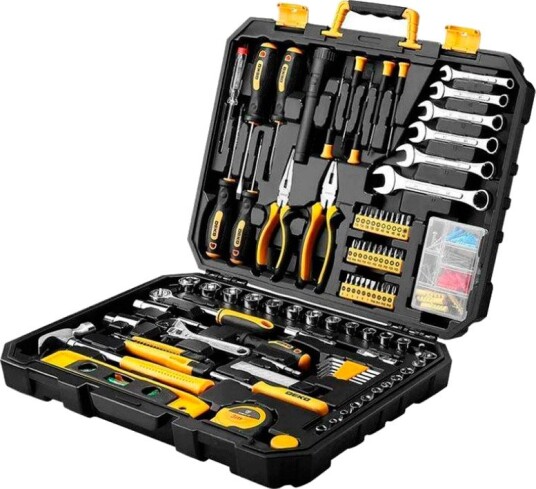 Deko Tools Verktøysett (208 Deler)