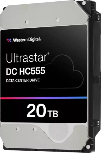 Western Digital Ultrastar DC HC555 20TB Harddisk 3.5" 7200 RPM SATA 512e