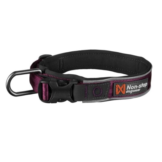 Non-Stop Dogwear Roam Polstret Hundehalsbånd Lilla Large