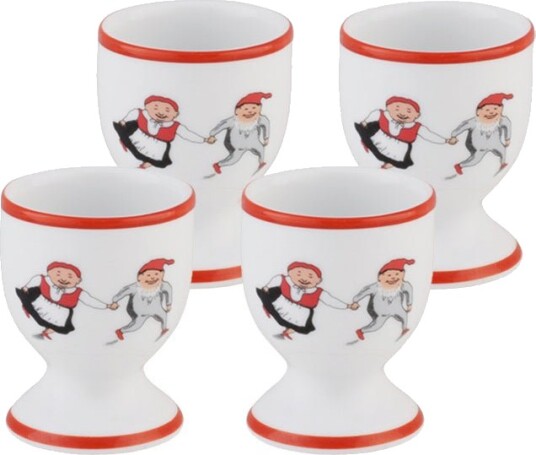 Porsgrunds Porselænsfabrik Nisseservise Eggeglass 4pk