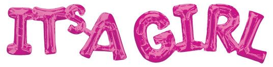 Amscan EU Bokstavsballong It's a Girl