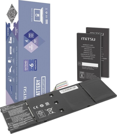 Mitsu Batteri for Acer AspV5-572 3560mAh 53Wh