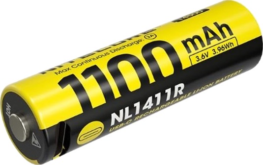 Nitecore NL1411 14500 batteri 1100mAh
